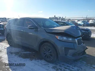 2020 Kia Sorento LX with VIN 5XYPGDA39LG664676, listed as a IAAI auction lot 41005239 with 127,460 mi miles. Bid and sale history available at carsss.com. Image 1.