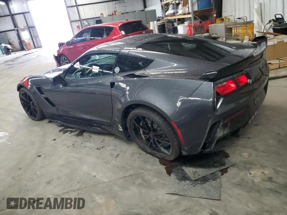2017 Chevrolet Corvette Grand Sport 1LT with VIN 1G1YV2D71H5105645, listed as a Copart auction lot 46124703 with 33,350 mi miles. Bid and sale history available at carsss.com. Image 2.