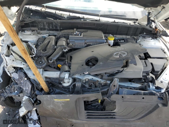 2022 Infiniti QX50 LUXE with VIN 3PCAJ5BB5NF115845, listed as a Copart auction lot 66607914 with 27,245 mi miles and Salvage Title. Bid and sale history available at carsss.com. Image 12.