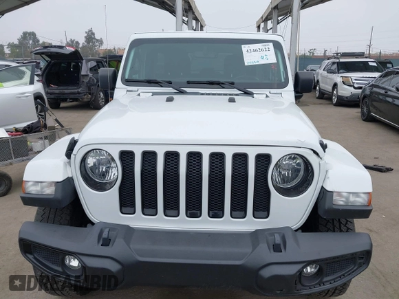 2023 Jeep Wrangler Sahara with VIN 1C4HJXEG5PW581632, listed as a IAAI auction lot 42462622 with 24,550 mi miles and . Bid and sale history available at DreamBid. Image 12.