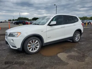 2014 BMW X3 xDrive28i with VIN 5UXWX9C51E0D17523, listed as a Copart auction lot 56364895 with 155,656 mi miles and Clean Title. Bid and sale history available at DreamBid. Image 1.