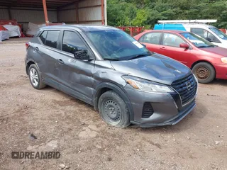 2022 Nissan Kicks S with VIN 3N1CP5BV0NL501689, listed as a IAAI auction lot 42643788 with 66,894 mi miles and . Bid and sale history available at DreamBid. Image 1.