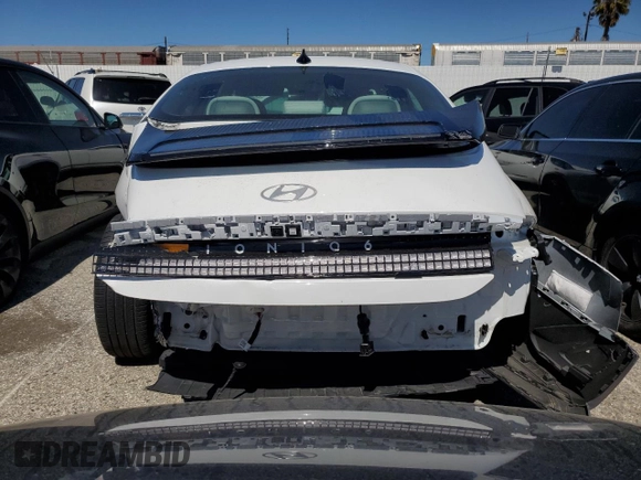 2024 Hyundai Ioniq 6 SEL z VIN KMHM34AA3RA062583, wystawiony jako Copart lot #48213975 z przebiegiem 19 623 mil mil oraz Szkoda całkowita • Salvage title. Historia ofert i sprzedaży dostępna na DreamBid. Obrazek 6.