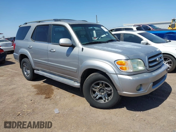 2003 Toyota Sequoia Limited with VIN 5TDBT48A03S174298, listed as a IAAI auction lot 42142636 with 218,560 mi miles and . Bid and sale history available at DreamBid. Image 1.
