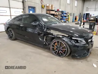 2017 Mercedes-Benz C 43 AMG with VIN WDDWJ6EB5HF457406, listed as a Copart auction lot 52108435 with 44,171 mi miles and Salvage title. Bid and sale history available at DreamBid. Image 4.