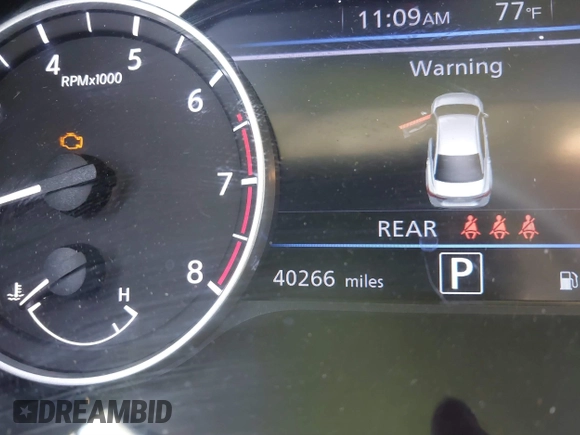2024 Nissan Sentra SV with VIN 3N1AB8CV1RY205644, listed as a IAAI auction lot 41778439 with 40,266 mi miles and . Bid and sale history available at DreamBid. Image 15.