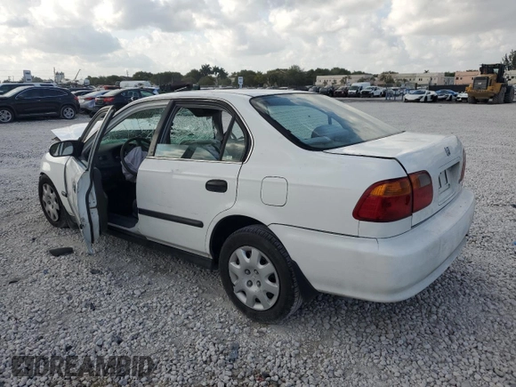 2000 Honda Civic LX with VIN 1HGEJ6679YL038705, listed as a Copart auction lot 47835195 with 135,063 mi miles and Non Repairable. Bid and sale history available at carsss.com. Image 2.