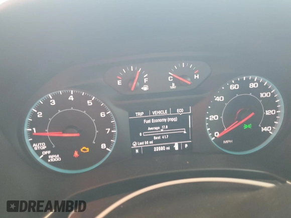 2022 Chevrolet Equinox LS z VIN 3GNAXHEVXNS237315, wystawiony jako Copart lot #57390925 z przebiegiem 22 590 mil mil oraz Szkoda całkowita • Salvage title. Historia ofert i sprzedaży dostępna na DreamBid. Obrazek 9.