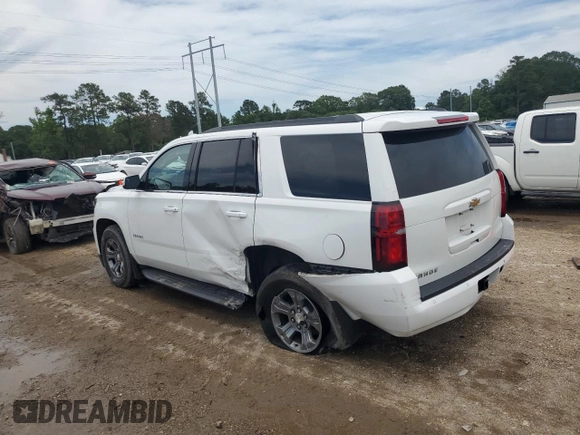 2020 Chevrolet Tahoe LS with VIN 1GNSCAKC8LR136896, listed as a Copart auction lot 58632255 with 53,267 mi miles and Salvage title. Bid and sale history available at DreamBid. Image 2.