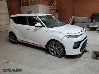 2020 Kia Soul GT-Line with VIN KNDJ63AUXL7703333, listed as a Copart auction lot 49205725 with 47,372 mi miles and Salvage Title. Bid and sale history available at carsss.com. Image 4.