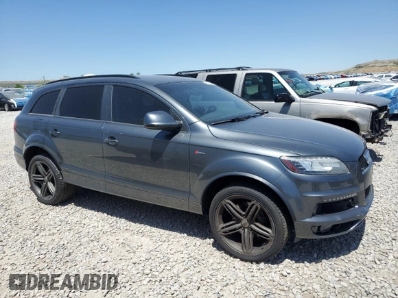 2014 Audi Q7 S line Prestige with VIN WA1DGAFE1ED015963, listed as a Copart auction lot 58558765 with 103,523 mi miles and Clean title. Bid and sale history available at DreamBid. Image 4.
