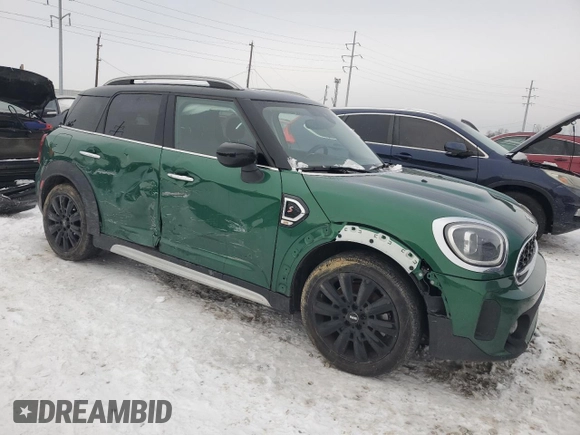 2024 MINI Countryman Cooper S with VIN WMZ83BR03R3R44993, listed as a Copart auction lot 41497885 with 21,634 mi miles and Salvage Title. Bid and sale history available at carsss.com. Image 4.