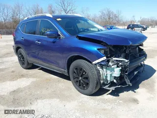 2019 Nissan Rogue SL with VIN 5N1AT2MTXKC748229, listed as a IAAI auction lot 41728471 with 64,153 mi miles. Bid and sale history available at carsss.com. Image 1.