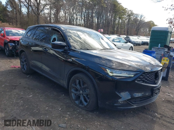 2024 Acura MDX w/A-Spec Package with VIN 5J8YE1H09RL010800, listed as a IAAI auction lot 41721806 with 25,525 mi miles and . Bid and sale history available at DreamBid. Image 6.