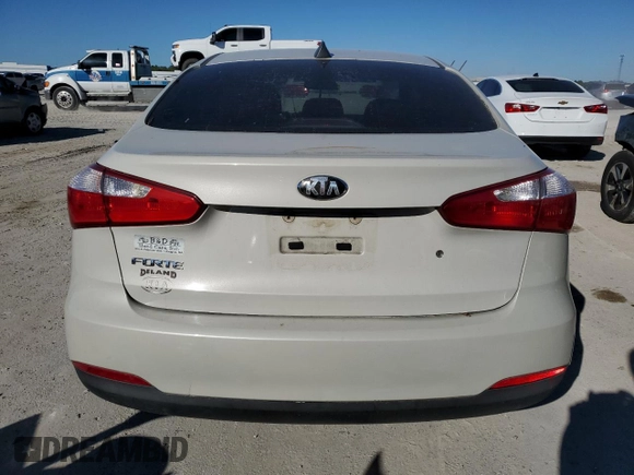 2014 Kia Forte LX with VIN KNAFK4A64E5187863, listed as a Copart auction lot 86039744 with 136,265 mi miles and Salvage Title. Bid and sale history available at carsss.com. Image 6.