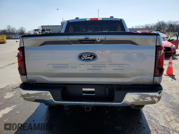 2024 Ford F-150 XLT with VIN 1FTFW3LD4RFB87701, listed as a Copart auction lot 48955865 with 1,203 mi miles and Salvage Title. Bid and sale history available at DreamBid. Image 6.