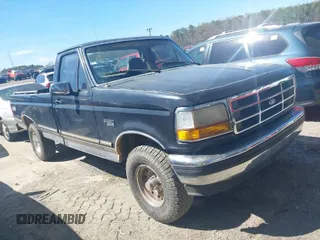 1995 Ford F-150 with VIN 1FTEF14N6SLB97371, listed as a IAAI auction lot 41833883 with 156,408 mi miles. Bid and sale history available at carsss.com. Image 1.