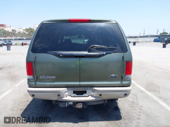 2001 Ford Excursion Limited with VIN 1FMNU42S91EA39377, listed as a IAAI auction lot 42359734 with 156,168 mi miles and . Bid and sale history available at DreamBid. Image 17.