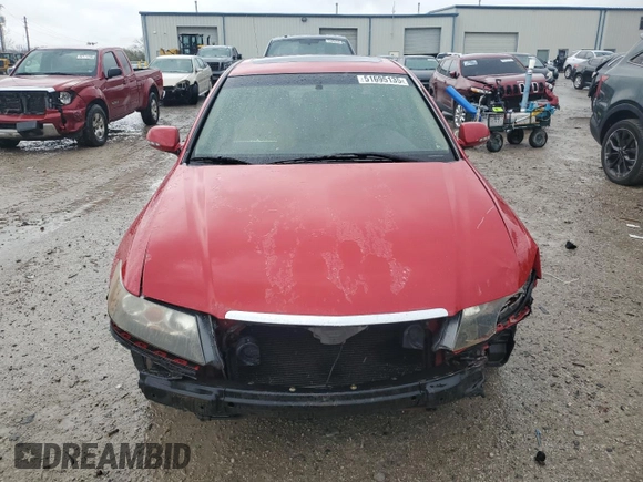 2005 Acura TSX with VIN JH4CL96825C032653, listed as a Copart auction lot 51695135 with 195,182 mi miles and Salvage Title. Bid and sale history available at DreamBid. Image 5.