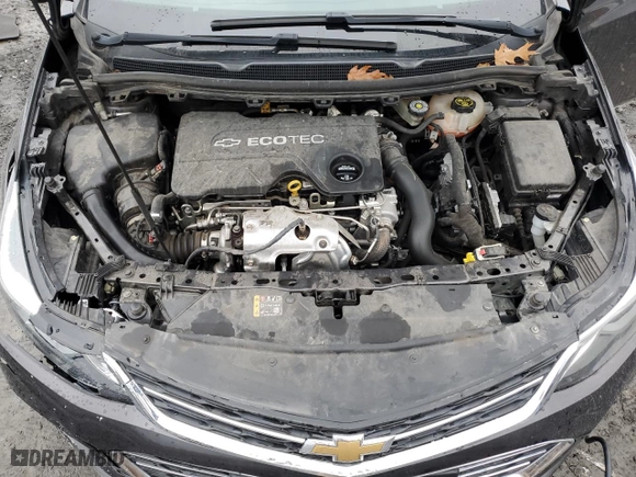 2017 Chevrolet Cruze LT with VIN 1G1BH5SE8H7271777, listed as a Copart auction lot 84192564 with 100,892 mi miles and Salvage Title. Bid and sale history available at carsss.com. Image 11.