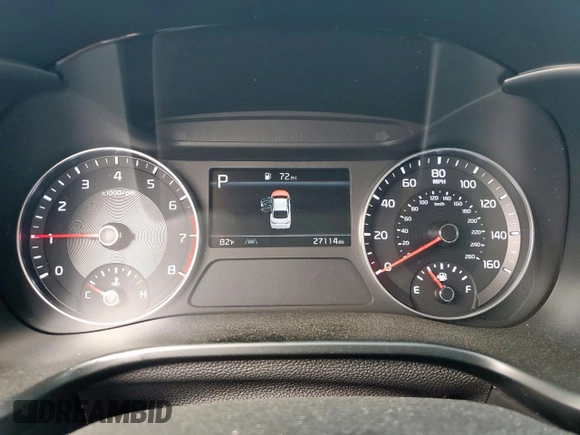 2022 Kia Forte LXS with VIN 3KPF24AD1NE431104, listed as a Copart auction lot 51418225 with 27,114 mi miles and Salvage Title. Bid and sale history available at DreamBid. Image 9.