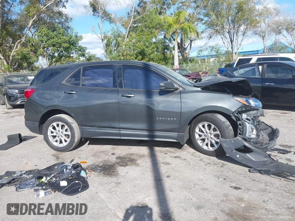 2018 Chevrolet Equinox LS with VIN 3GNAXHEV4JL265793, listed as a IAAI auction lot 41018511 with Not Provided miles and . Bid and sale history available at DreamBid. Image 12.