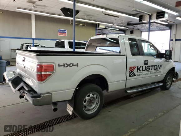 2012 Ford F-150 XL with VIN 1FTFX1EF1CFB86089, listed as a Copart auction lot 69566514 with 0 mi miles and Salvage Title. Bid and sale history available at carsss.com. Image 3.