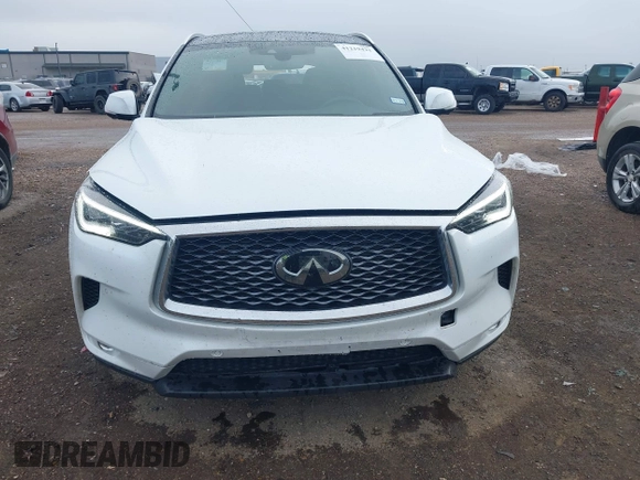 2023 Infiniti QX50 AUTOGRAPH with VIN 3PCAJ5DBXPF106414, listed as a IAAI auction lot 41219421 with 6,849 mi miles. Bid and sale history available at carsss.com. Image 12.