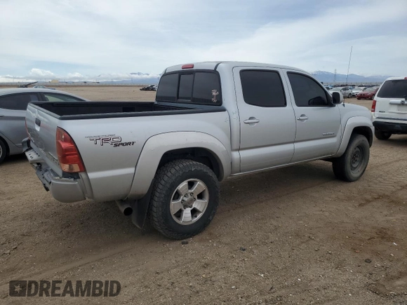 2007 Toyota Tacoma PreRunner z VIN 5TEJU62N87Z448579, wystawiony jako Copart lot #51325055 z przebiegiem 399 418 mil mil oraz Szkoda całkowita • Salvage title. Historia ofert i sprzedaży dostępna na DreamBid. Obrazek 3.