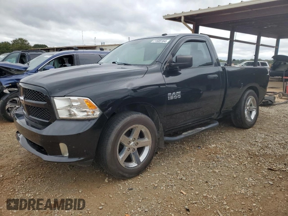 2015 Ram 1500 Express with VIN 3C6JR6AGXFG687427, listed as a Copart auction lot 71589164 with 116,581 mi miles and Salvage title. Bid and sale history available at DreamBid. Image 1.