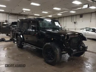 2016 Jeep Wrangler Unlimited Sahara with VIN 1C4BJWEG8GL256331, listed as a IAAI auction lot 42308392 with 90,843 mi miles and . Bid and sale history available at DreamBid. Image 1.