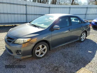 2012 Toyota Corolla L with VIN 5YFBU4EE1CP022897, listed as a Copart auction lot 47143695 with 245,730 mi miles and Salvage Title. Bid and sale history available at carsss.com. Image 1.