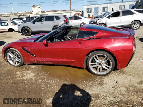 2015 Chevrolet Corvette Z51 2LT with VIN 1G1YK2D76F5114010, listed as a Copart auction lot 49416744 with 8,892 mi miles. Bid and sale history available at carsss.com. Image 2.