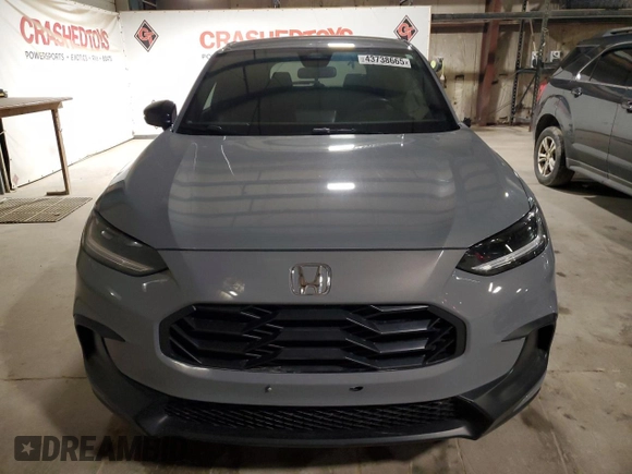 2024 Honda HR-V Sport with VIN 3CZRZ2H55RM711898, listed as a Copart auction lot 43738665 with Not Provided miles and Salvage Title. Bid and sale history available at carsss.com. Image 5.
