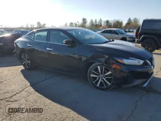 2021 Nissan Maxima SV with VIN 1N4AA6CV1MC506491, listed as a Copart auction lot 53665475 with 108,577 mi miles and Salvage Title. Bid and sale history available at DreamBid. Image 4.