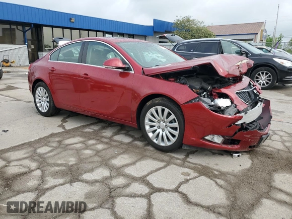 2012 Buick Regal with VIN 2G4GR5EK9C9186820, listed as a Copart auction lot 56824975 with 70,113 mi miles and Salvage title. Bid and sale history available at DreamBid. Image 4.