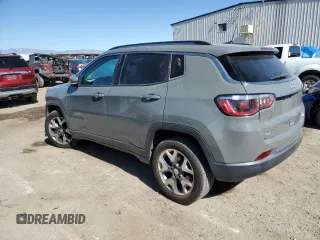 2020 Jeep Compass Limited with VIN 3C4NJDCB3LT167127, listed as a Copart auction lot 42777995 with 101,783 mi miles and Salvage Title. Bid and sale history available at carsss.com. Image 2.