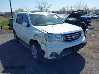 2012 Honda Pilot EX-L with VIN 5FNYF4H54CB041911, listed as a IAAI auction lot 41968540 with 124,646 mi miles and . Bid and sale history available at carsss.com. Image 1.
