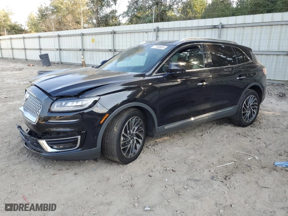 2019 Lincoln Nautilus Reserve with VIN 2LMPJ8L95KBL10912, listed as a Copart auction lot 77166924 with 0 mi miles and Non Repairable. Bid and sale history available at carsss.com. Image 1.
