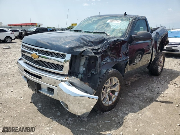 2013 Chevrolet Silverado 1500 LT with VIN 1GCNKSE02DZ283362, listed as a Copart auction lot 63886234 with 202,749 mi miles and Salvage Title. Bid and sale history available at carsss.com. Image 1.