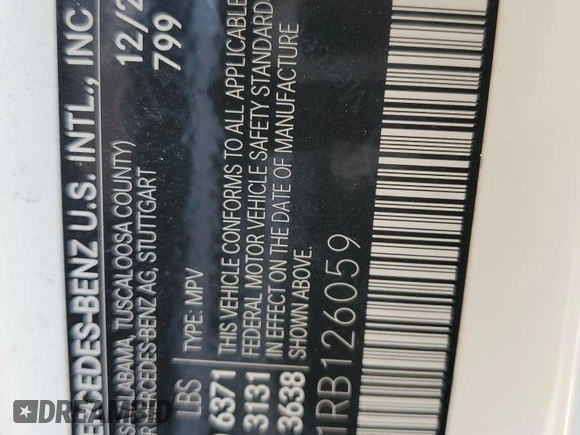 2024 Mercedes-Benz GLE 350 with VIN 4JGFB4FB1RB126059, listed as a Copart auction lot 56416905 with 56,678 mi miles and Salvage title. Bid and sale history available at DreamBid. Image 13.