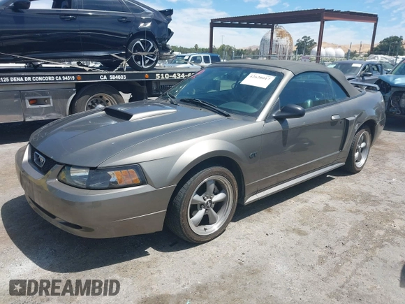 2002 Ford Mustang GT Deluxe with VIN 1FAFP45X02F157407, listed as a IAAI auction lot 42628017 with 104,068 mi miles and . Bid and sale history available at DreamBid. Image 2.
