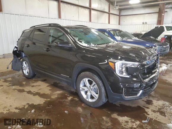 2024 GMC Terrain SLE z VIN 3GKALTEG3RL392446, wystawiony jako Copart lot #45815785 z przebiegiem 1326 mil mil oraz Szkoda całkowita • Salvage title. Historia ofert i sprzedaży dostępna na DreamBid. Obrazek 4.