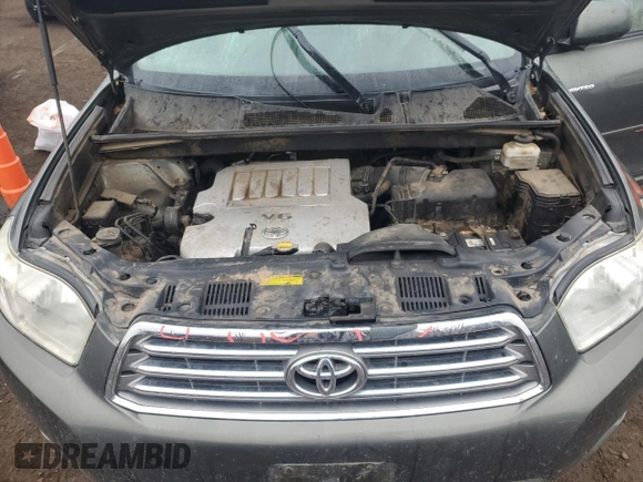 2010 Toyota Highlander Limited with VIN 5TDDK3EH1AS036418, listed as a Copart auction lot 54571015 with 134,409 mi miles and Salvage title. Bid and sale history available at DreamBid. Image 12.