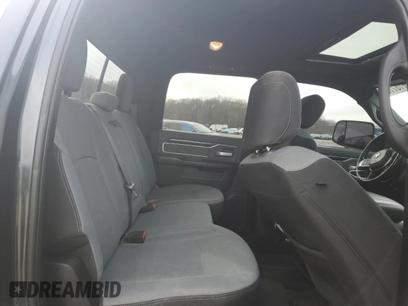 2022 Ram 2500 Big Horn with VIN 3C6UR5JJ6NG115434, listed as a Copart auction lot 53584955 with 104,761 mi miles and Salvage Title. Bid and sale history available at carsss.com. Image 10.