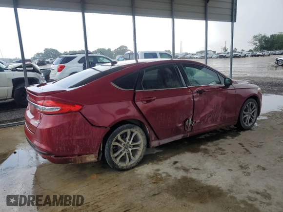 2017 Ford Fusion SE с VIN 3FA6P0HD0HR198416, выставлен на аукционе Copart как лот 57828185 с пробегом 95 955 миль миль и Списание • Salvage title. История ставок и продаж доступна на DreamBid. Изображение 3.