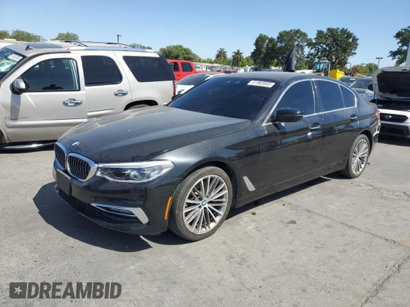 2017 BMW 5 Series 540i xDrive with VIN WBAJE7C36HWA03708, listed as a Copart auction lot 61983685 with 122,082 mi miles and Clean title. Bid and sale history available at DreamBid. Image 1.