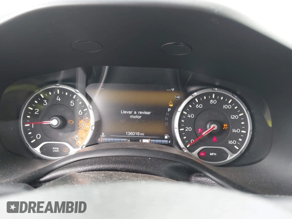 2016 Jeep Renegade Trailhawk with VIN ZACCJBCT7GPD02904, listed as a IAAI auction lot 42847059 with 136,016 mi miles and . Bid and sale history available at DreamBid. Image 7.