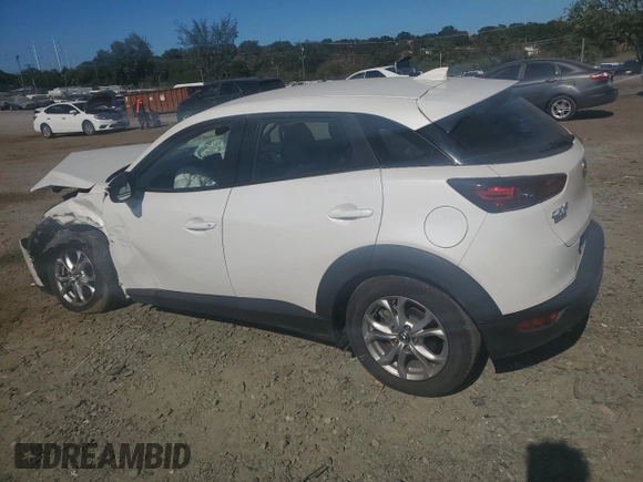 2020 Mazda CX-3 Sport with VIN JM1DKDB79L1474363, listed as a Copart auction lot 74983574 with 56,737 mi miles and Salvage Title. Bid and sale history available at carsss.com. Image 2.