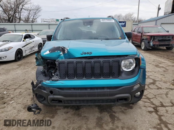 2021 Jeep Renegade Upland z VIN ZACNJDAB2MPM64575, wystawiony jako Copart lot #42279995 z przebiegiem 59 107 mil mil oraz Szkoda całkowita • Salvage title. Historia ofert i sprzedaży dostępna na DreamBid. Obrazek 5.